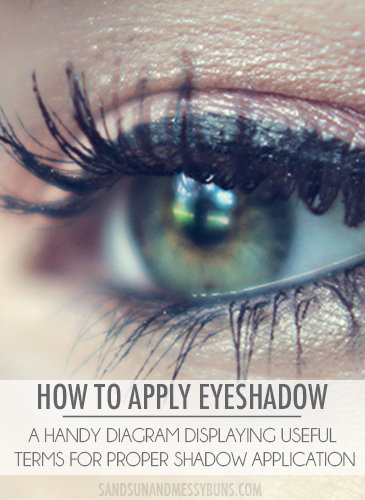 How to Apply Eyeshadow: Best diagram of eyeshadow application terms!