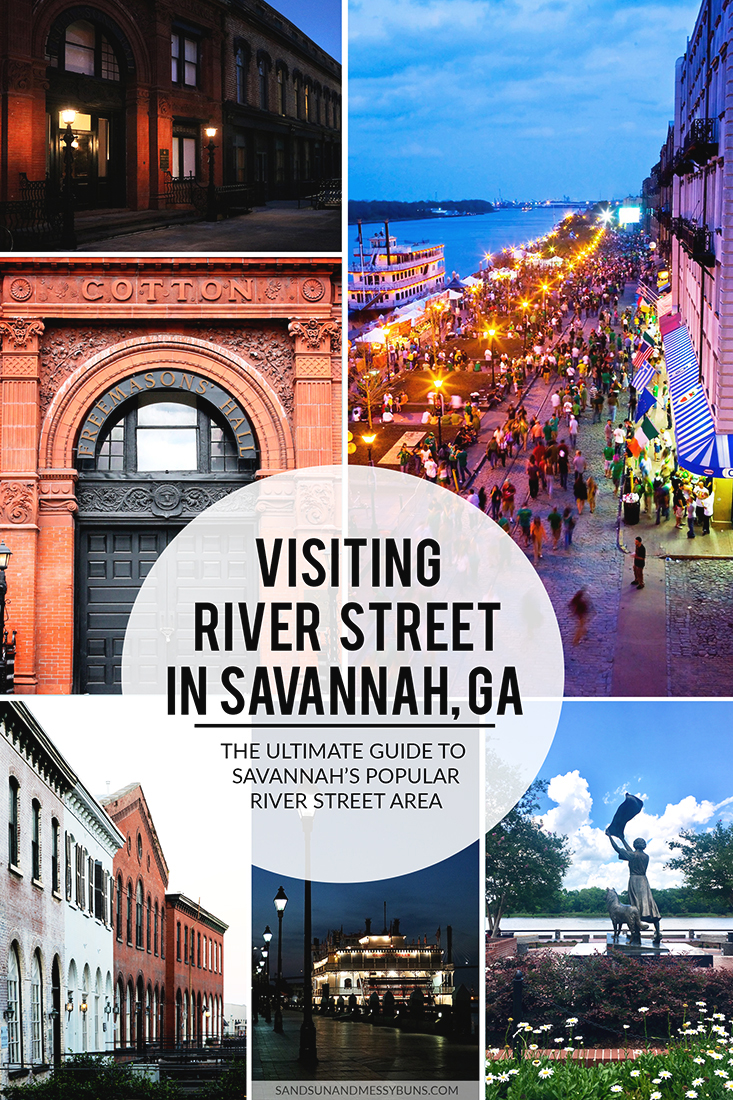 Definitely pinning! Complete guide to all the must-see spots on River Street, Savannah GA.