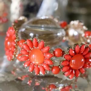 Fall fashion: coral bracelet