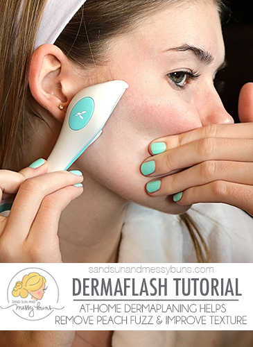 DERMAFLASH does a fantastic job of removing peach fuzz and it helps women achieve healthier and younger-looking skin at home.