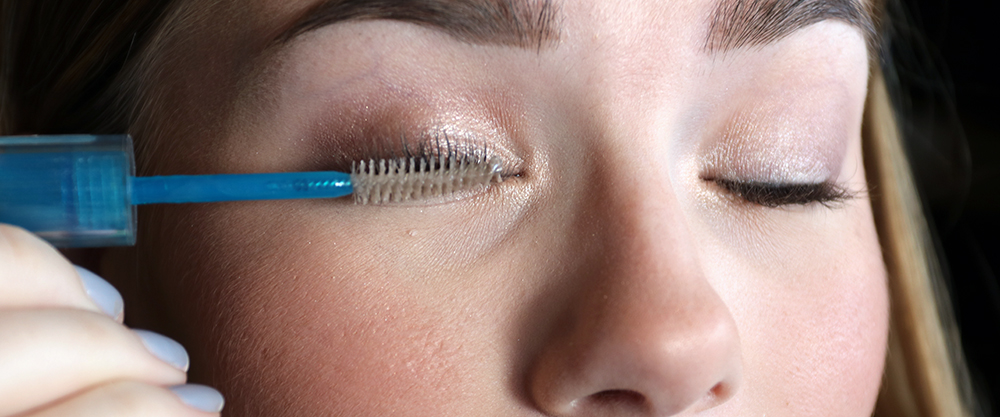 Step 1: Brush to separate lashes