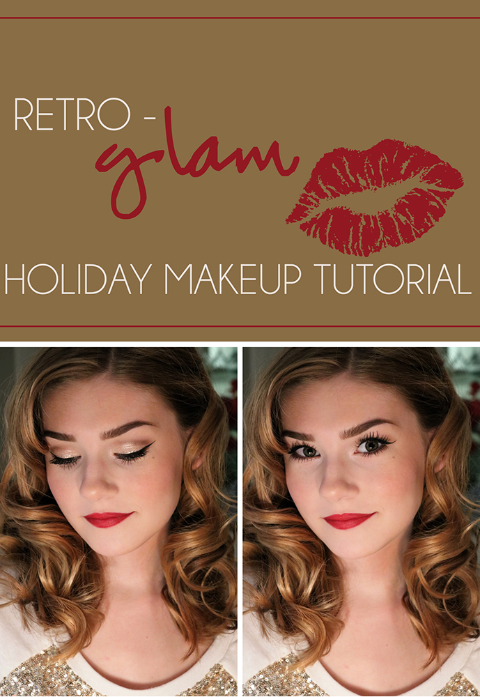 Retro-Glam Makeup Tutorial: A step-by-step guide, with photos!