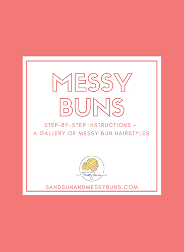 Freshen Up Your Messy Bun By Copying One Of These Fun Looks Sand Sun