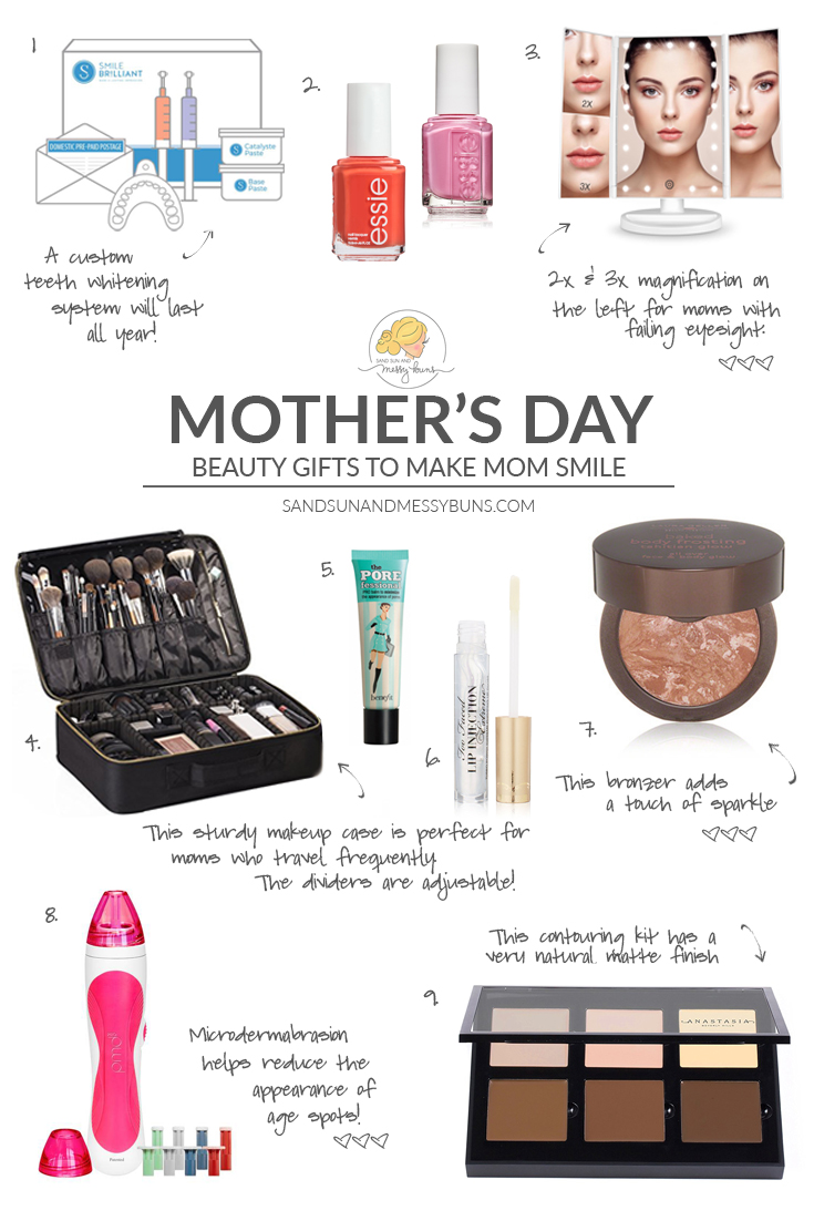 These Mother's Day beauty gifts are perfect for mom! They take into account many of the concerns moms face as they age. #smilebrilliant #sponsored