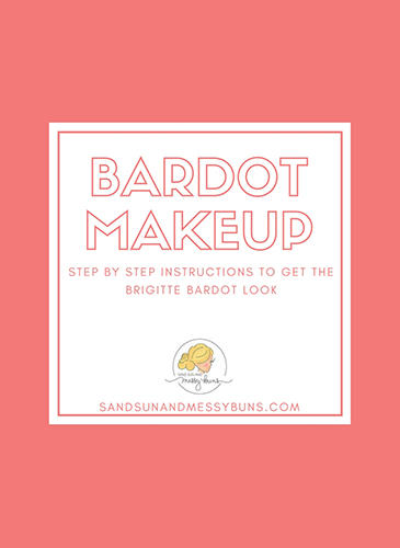Brigitte Bardot makeup tutorial! Awesome step by step tips to recreate her iconic looks