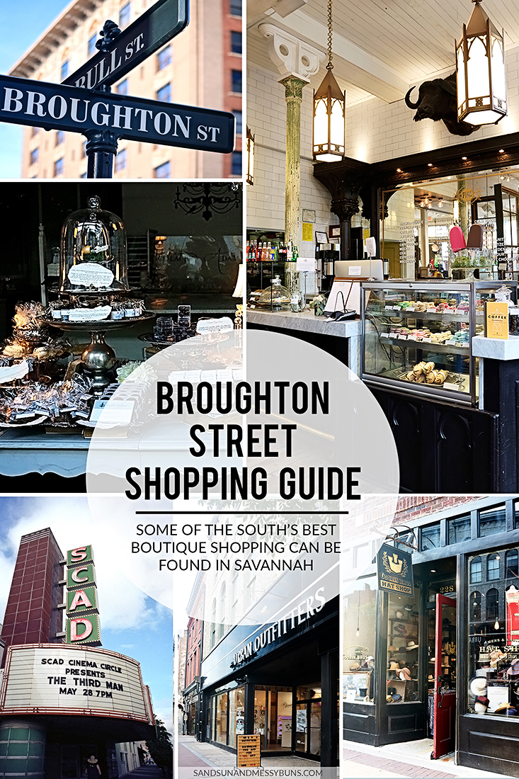 Savannah Shopping Guide: Broughton Street has some of the best shopping in the southern states. From Parisian boutiques to thrift stores -- and everything in between -- learn which stores are a must! #savannah #savannahshopping #visitsavannah