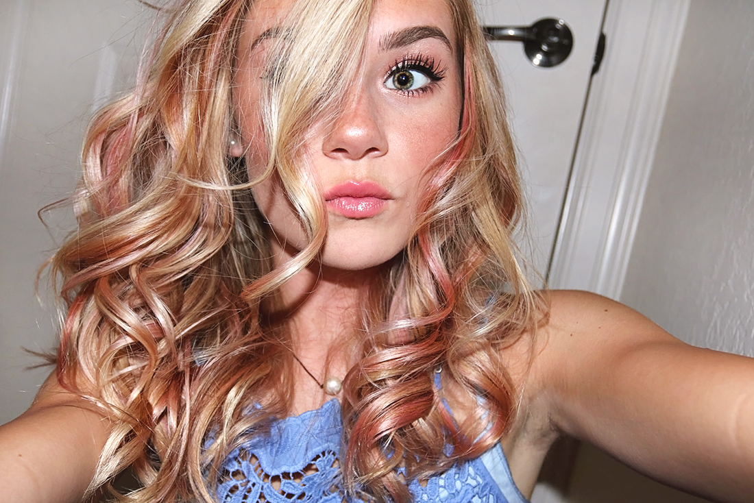 how-to-dye-hair-a-pretty-pastel-pink-sand-sun-messy-buns