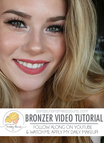Get Ready With Me Video | Bronzer Tutorial: Watch my video and learn where to apply bronzer for a sunkissed look.