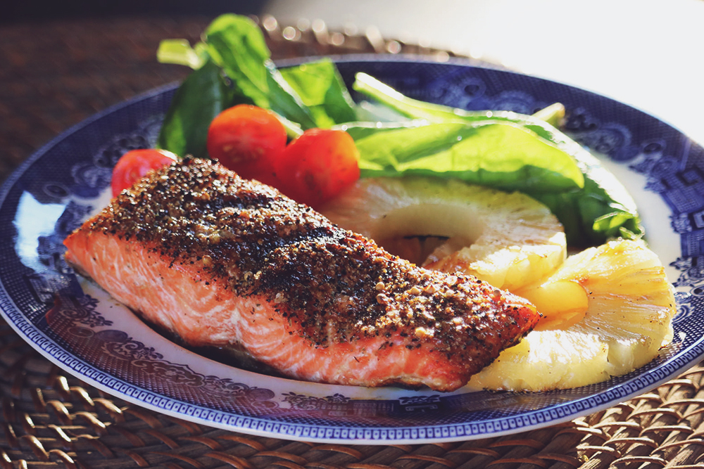 Salmon is one of the best foods for skin and hair