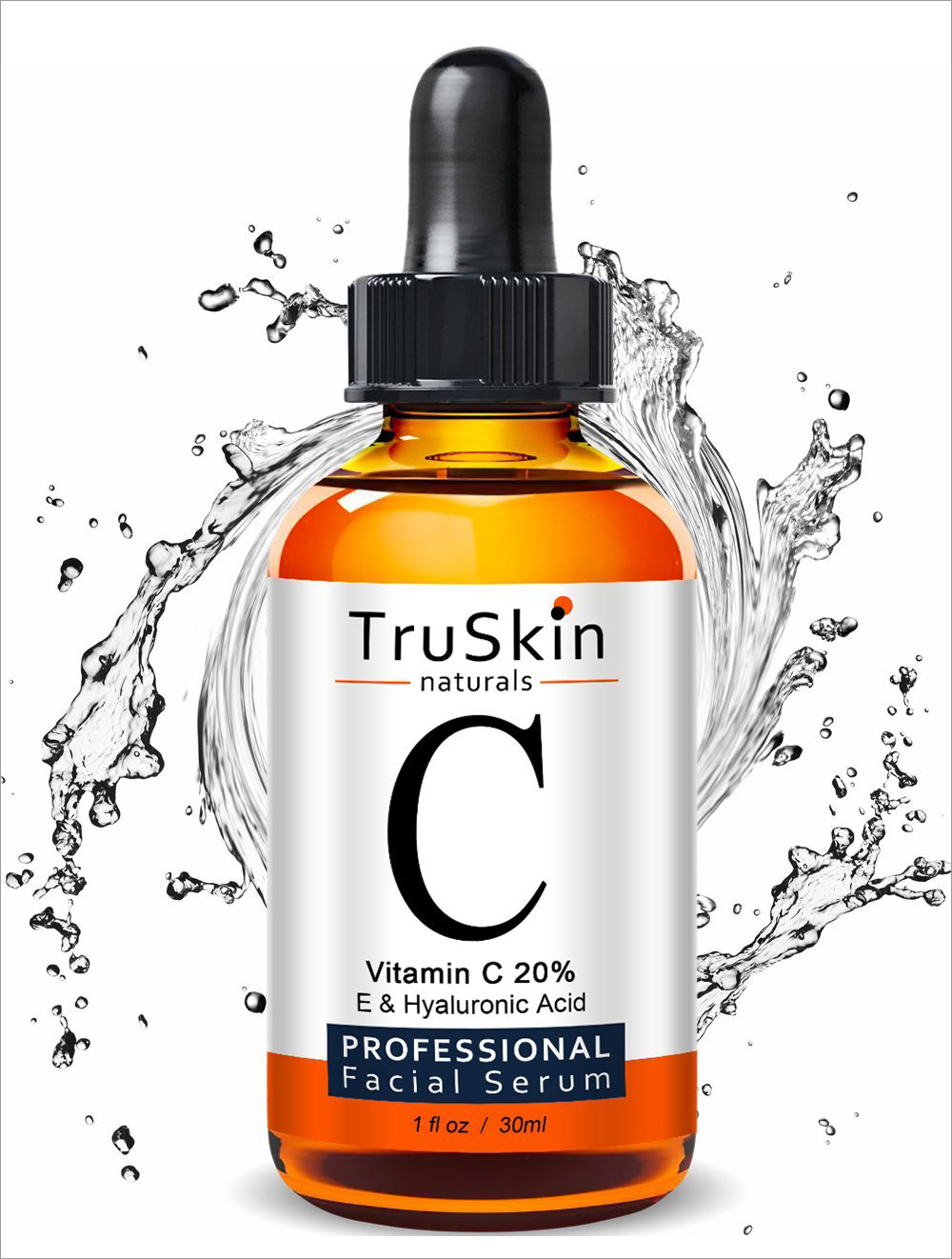 TruSkin Naturals Vitamin C Serum - #1 Amazon Best Seller in the Facial Serums category. An organic anti-aging wrinkle treatment
