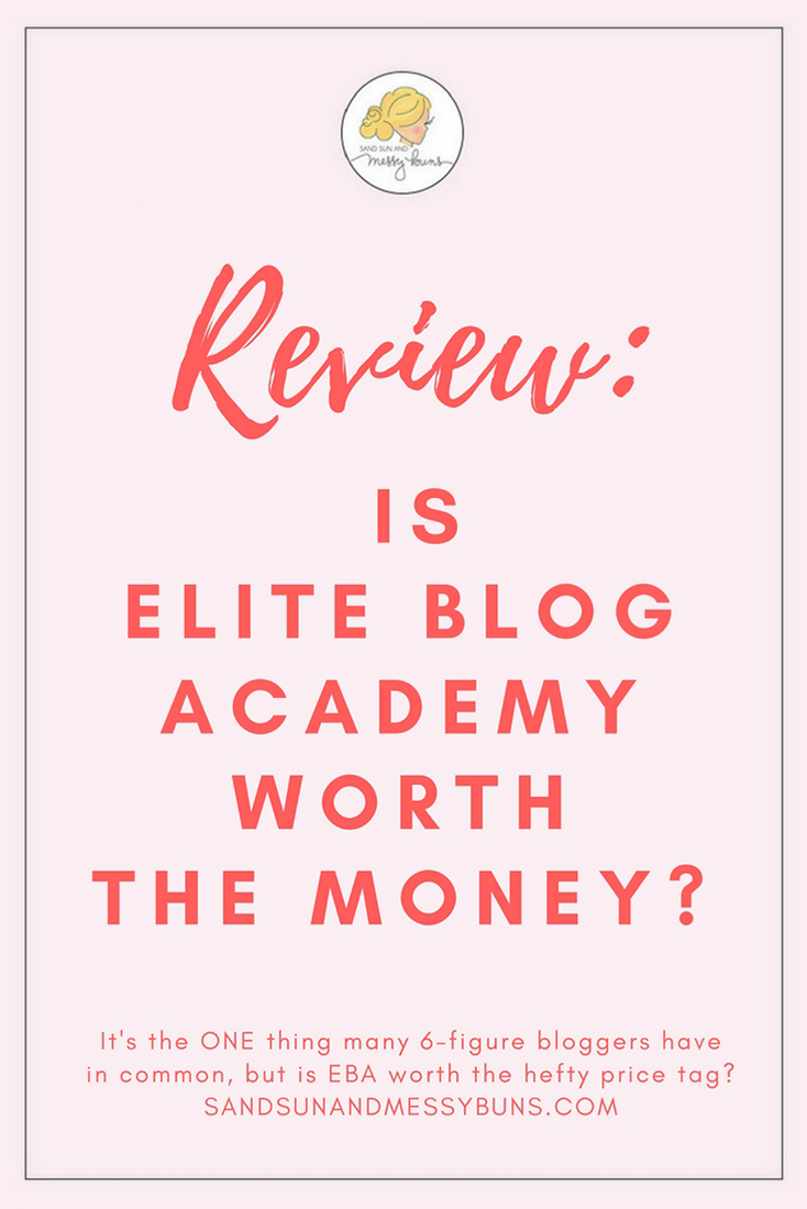 In this honest Elite Blog Academy review, I'll tell you whether or not the class is worth the hefty investment. #blogging #bloggingclasses #eliteblogacademy #eliteblogacademyreview