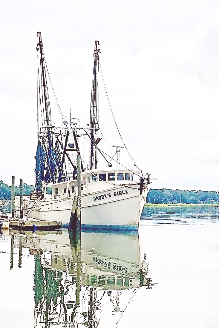 Next time you're in Old Town Bluffton, be sure to wander on down to the May River and check out the shrimp boats and beautiful views in front of the Bluffton Oyster Factory. 