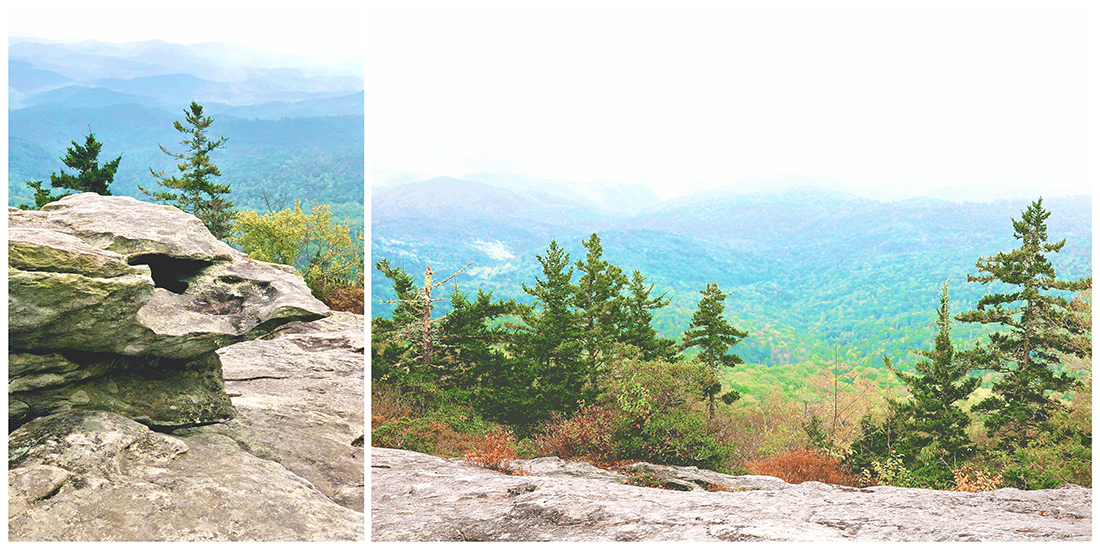 Things to do in Blowing Rock NC: Image of sweeping views from the top of the Beacon Heights trail